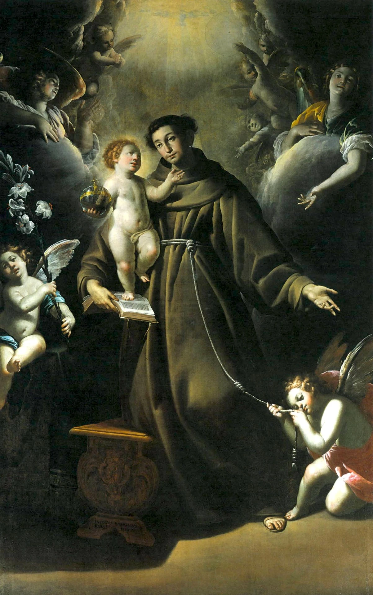 Gian Giacomo Barbelli - La Visione di Sant'Antonio da Padova